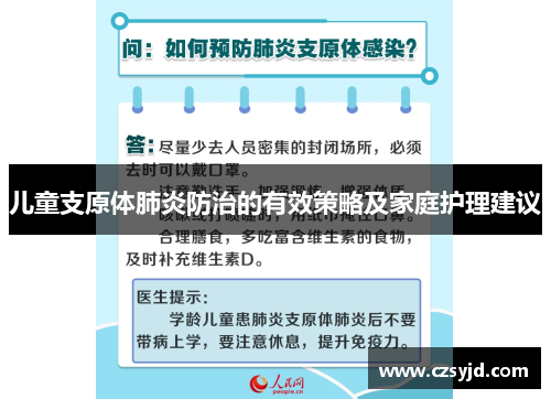 儿童支原体肺炎防治的有效策略及家庭护理建议